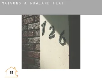 Maisons à  Rowland Flat