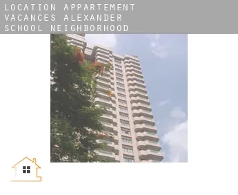 Location appartement vacances  Alexander School Neighborhood