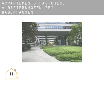 Appartements pas chers à  Dietershofen bei Babenhausen