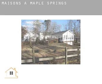 Maisons à  Maple Springs