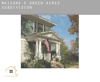 Maisons à  Green Acres Subdivision