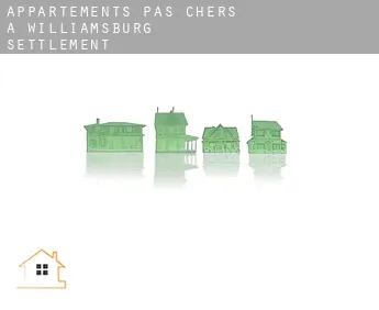 Appartements pas chers à  Williamsburg Settlement