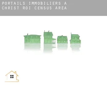 Portails immobiliers à  Christ-Roi (census area)