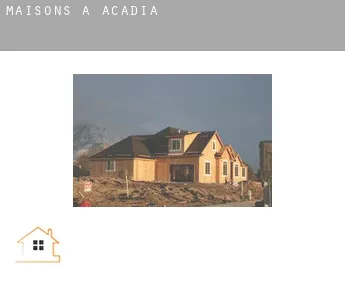 Maisons à  Acadia