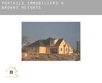 Portails immobiliers à  Browns Heights