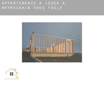 Appartements à louer à  Wavrechain-sous-Faulx