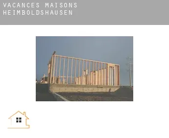 Vacances maisons  Heimboldshausen