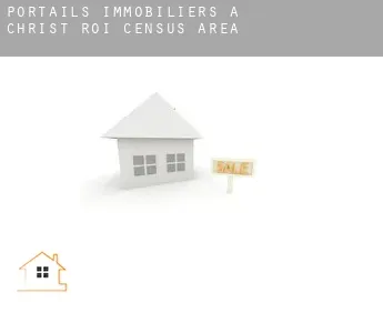 Portails immobiliers à  Christ-Roi (census area)