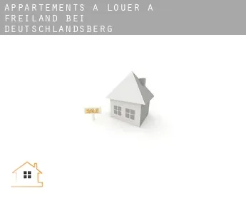 Appartements à louer à  Freiland bei Deutschlandsberg