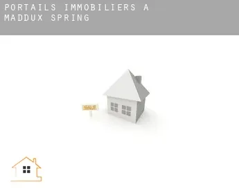 Portails immobiliers à  Maddux Spring