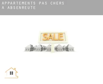 Appartements pas chers à  Absenreute