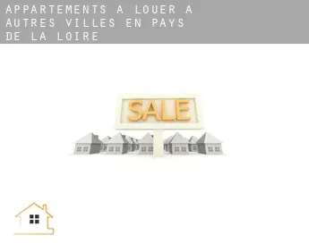 Appartements à louer à  Autres villes en Pays de la Loire