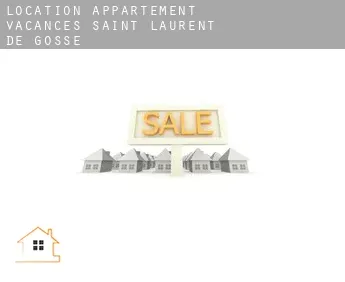 Location appartement vacances  Saint-Laurent-de-Gosse