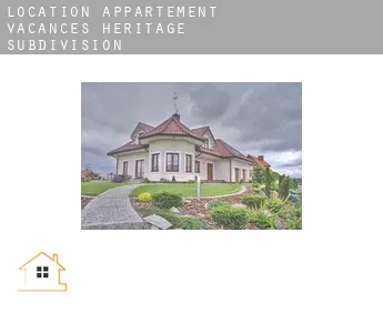 Location appartement vacances  Heritage Subdivision