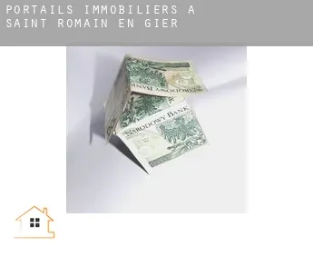 Portails immobiliers à  Saint-Romain-en-Gier