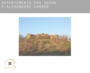 Appartements pas chers à  Alexanders Corner
