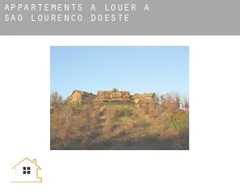 Appartements à louer à  São Lourenço dOeste