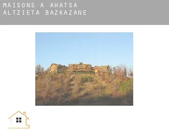 Maisons à  Ahaxe-Alciette-Basçassan