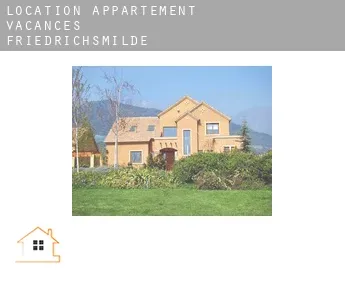 Location appartement vacances  Friedrichsmilde