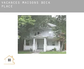 Vacances maisons  Beck Place