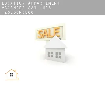 Location appartement vacances  San Luis Teolocholco