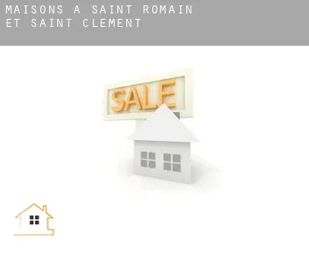 Maisons à  Saint-Romain-et-Saint-Clément