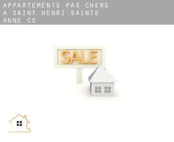 Appartements pas chers à  Saint-Henri-Sainte-Anne (census area)
