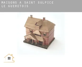 Maisons à  Saint-Sulpice-le-Guérétois