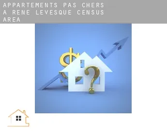 Appartements pas chers à  René-Lévesque (census area)