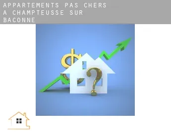 Appartements pas chers à  Champteussé-sur-Baconne