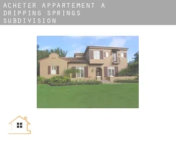 Acheter appartement à  Dripping Springs Subdivision