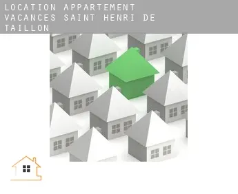 Location appartement vacances  Saint-Henri-de-Taillon