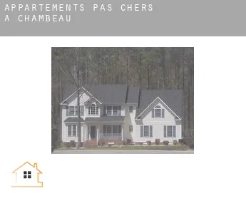 Appartements pas chers à  Chambeau