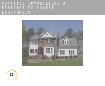 Portails immobiliers à  District de l'Ouest lausannois