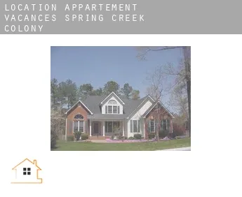 Location appartement vacances  Spring Creek Colony