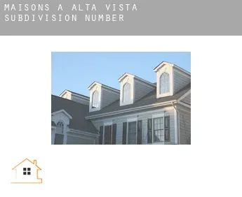Maisons à  Alta Vista Subdivision Number 1