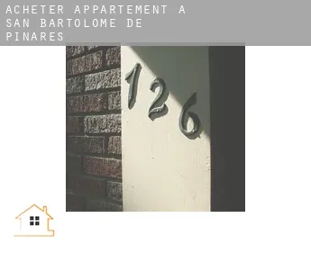 Acheter appartement à  San Bartolomé de Pinares