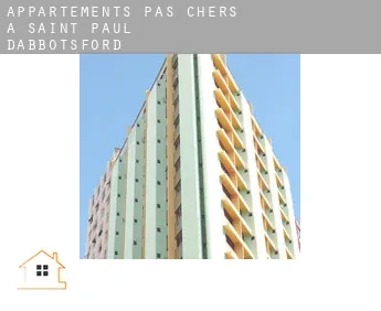 Appartements pas chers à  Saint-Paul-d'Abbotsford