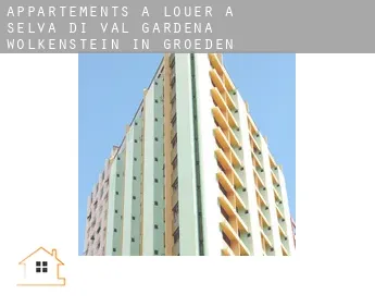 Appartements à louer à  Selva di Val Gardena
